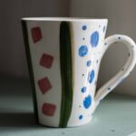 Χειροποίητη κεραμική κούπα "Just thoughts"